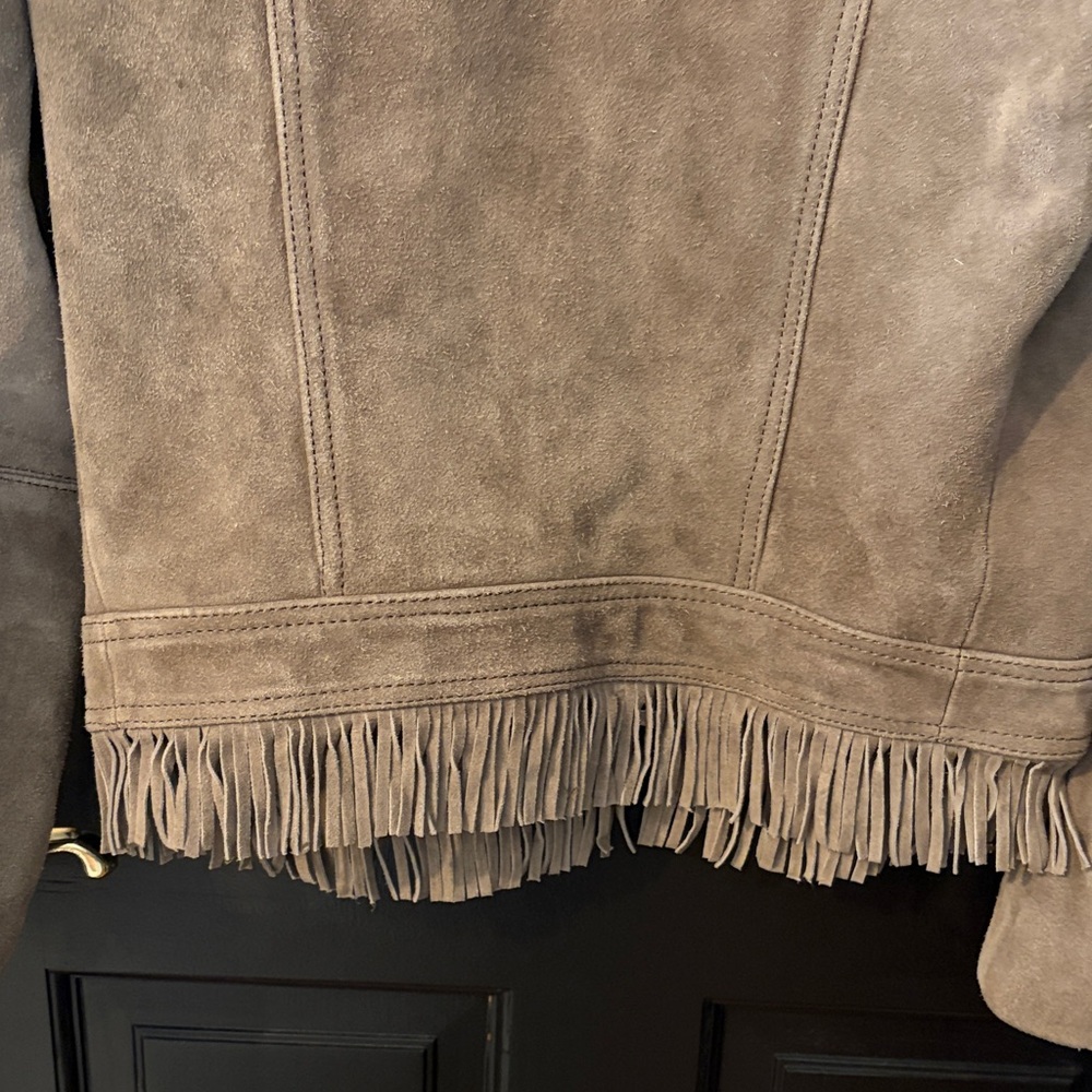 Mango Suede Fringe Jacket - Picture 6 of 8